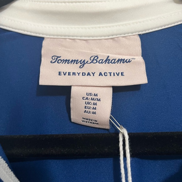 NWT Tommy Bahama Medium UPF50 Quick Dry Golf Sleeveless Collar Shirt - Picture 3 of 10